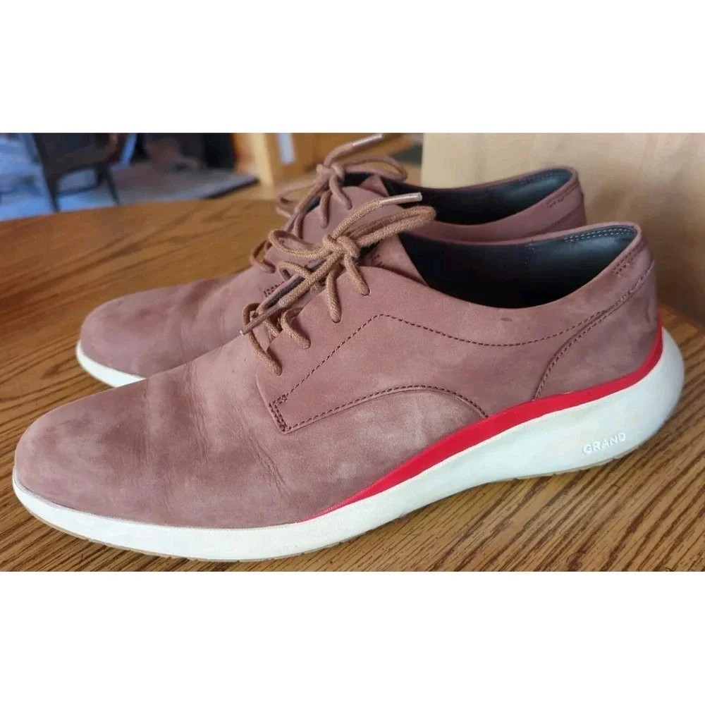 Cole Haan Grand GD Troy Plain OX Shoes C33762 Career Business Casual Brown 10.5M